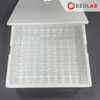 [Hộp 100 cái] Cuvet nhựa PS, tóp đáy, 10x4x45mm, 0.5-2ml APTACA 1016, dùng cho máy quang phổ (chưa gồm nắp) có VAT