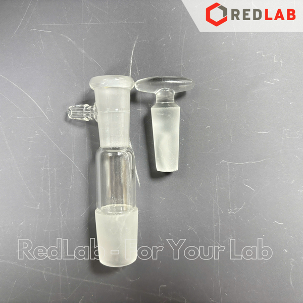 Bình hút ẩm trắng có vòi GENLAB 150 180 210 240 300 350 400 mm, dùng lưu trữ hoặc làm khô mẫu thí nghiệm, có VAT