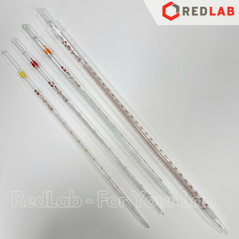 Pipet thẳng vạch nâu DURAN Class B type 1, 0.1 0.2 0.5 1 2 5 10 20 25 ml, ống hút thủy tinh kẻ vạch thí nghiệm, có VAT