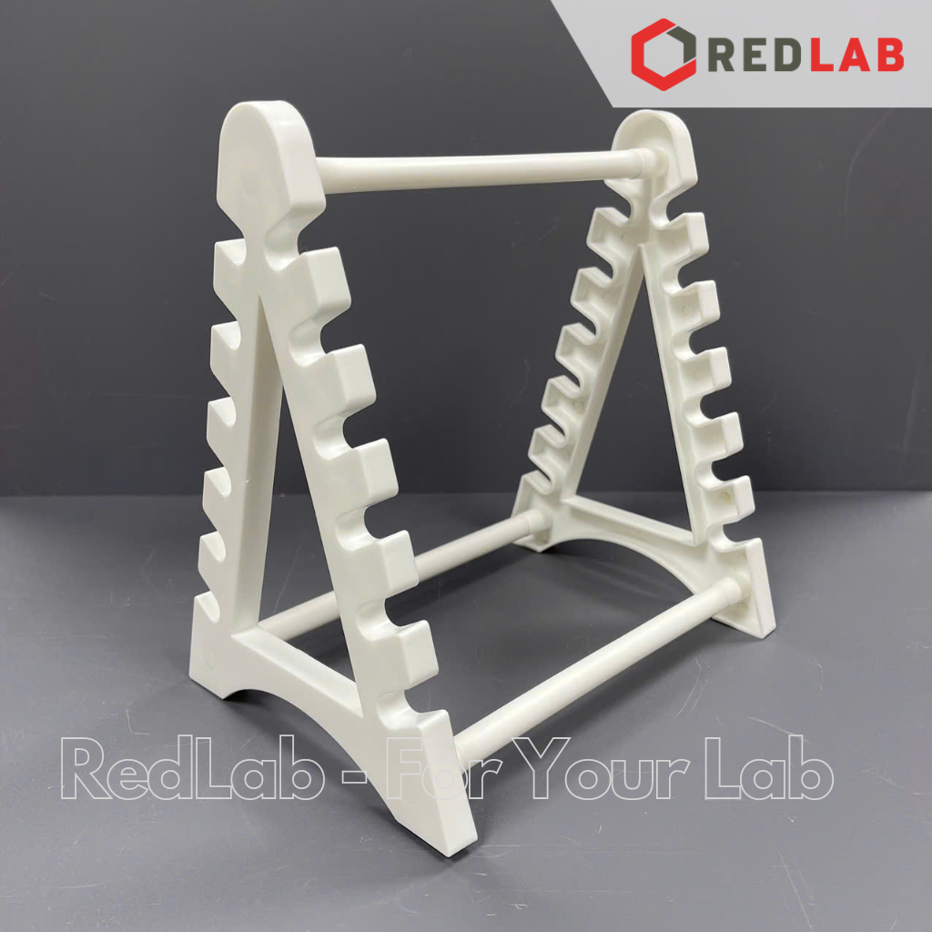 Giá đỡ pipet ngang 12 vị trí ONELAB kệ nhựa đựng pipet thẳng, pipet bầu thí nghiệm, có VAT