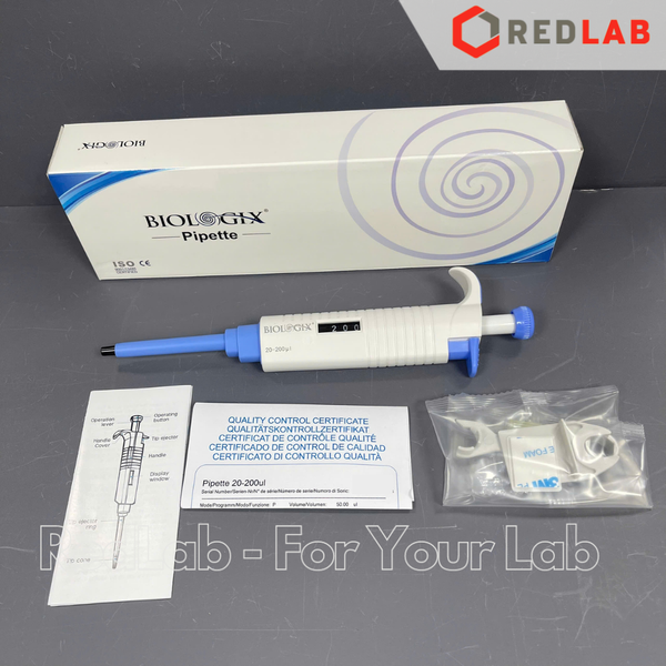 Micropipet đơn kênh BIOLOGIX 0.5-10 10-100  20-200 100-1000 ul 0.5-5 1-10 ml, hấp autoclave nguyên cây, có VAT