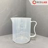 Ca nhựa Education có quai vạch nổi trắng ONELAB 100 250 500 1000 2000 3000 5000 ml, cốc đong thí nghiệm, có VAT