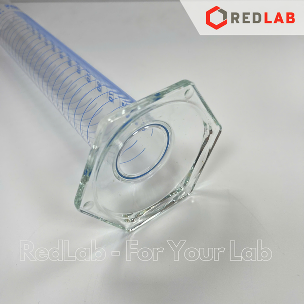 Ống đong thủy tinh SIMAX Class A 5 10 25 50 100 250 500 1000 ml, đế lục giác, vạch xanh, Measuring Cylinder, có VAT