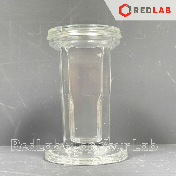 Hộp nhuộm lam kính dạng Coplin DINLAB staining jar Coplin type, cho 5 lam 76x26 mm, thuỷ tinh soda-lime, có VAT