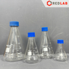 Bình tam giác nặp vặn xanh BIOHALL 50 100 150 250 500 1000 ML - GL25 GL45, chia vạch trắng, có VAT
