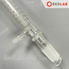 Ống sinh hàn thẳng, bóng, xoắn GENLAB 300mm, 2 cổ nhám 24/29 hoặc 29/32, dùng trong thí nghiệm chưng cất, ngưng tụ, có VAT