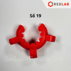 Kẹp cổ nhựa GENLAB # 10 12 14 19 24 29 34 40 45, giữ cố định cổ nhám, các kết nối thủy tinh trong thí nghiệm, có VAT