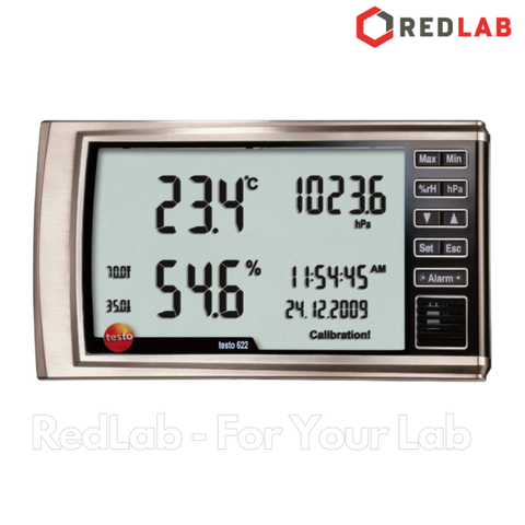 Máy đo nhiệt độ, độ ẩm TESTO 622 (0560 6220) nhiệt ẩm kế -10 đến +60 °C, 0 đến 100 %RH, chính hãng, có VAT