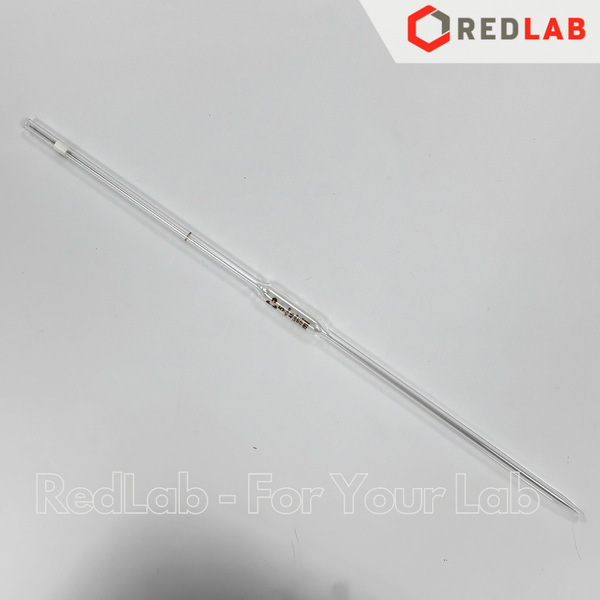 Pipet bầu 1 vạch DURAN Class AS 1 2 5 10 20 25 50 ml, ống hút thủy tinh chính xác thí nghiệm, có VAT