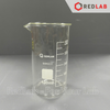 Cốc đốt thủy tinh Cao thành GENLAB 150 250 400 600 ml, beaker thí nghiệm có mỏ, chịu nhiệt, có VAT