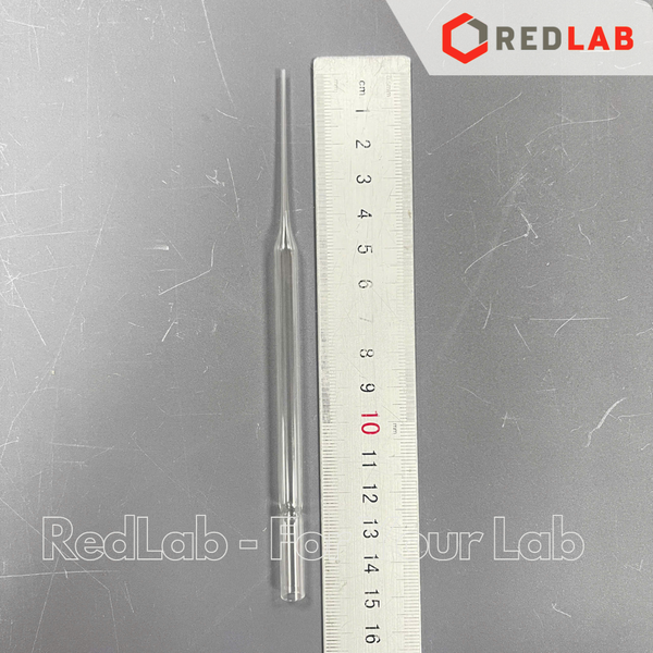 Pipet pasteur thủy tinh 15cm MARIENFELD 3233049, ống hút nhỏ giọt 150mm thí nghiệm, có VAT
