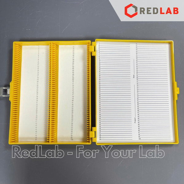 Hộp đựng lam kính hiển vi 100 vị trí BIOLOGIX 41-5100 cho lam 25×75mm, Slide Storage Boxes, nhựa ABS, có VAT