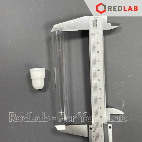 Ống nghiệm nhựa 10ml 16x100mm có nắp đậy trắng, không nhãn Khải Vân, có VAT