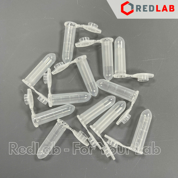 [Gói 500 cái] Ống ly tâm dạng eppendorf FL Medical - Ý 1.5ml (23053), 2ml (23073) microtubes liền nắp, có VAT