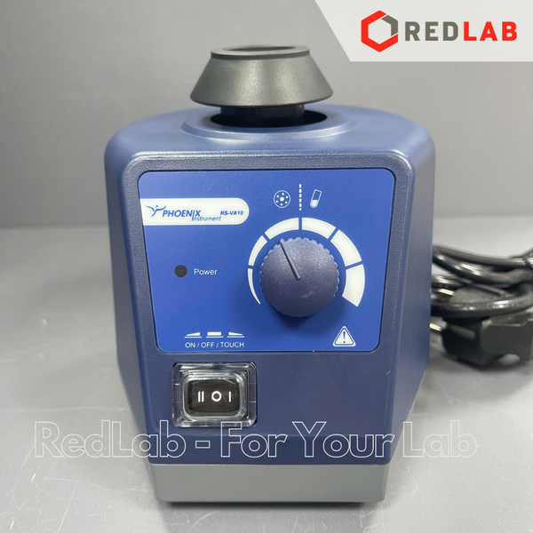 Máy lắc Vortex lắc ống nghiệm Phoenix Instrument RS-VA10, 0-2500rpm, lắc tròn biên độ 4mm, BH 12T, có VAT