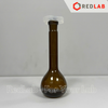 Bình định mức Nâu nút nhựa ONELAB 10 25 50 100 250 500 1000 2000 ml, dùng định mức mẫu thí nghiệm, có VAT