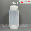 Chai nhựa PP trắng miệng rộng ONELAB 30 60 125 250 500 ml 1 2 L, chịu nhiệt tối đa 140°C, đựng mẫu thí nghiệm, có VAT