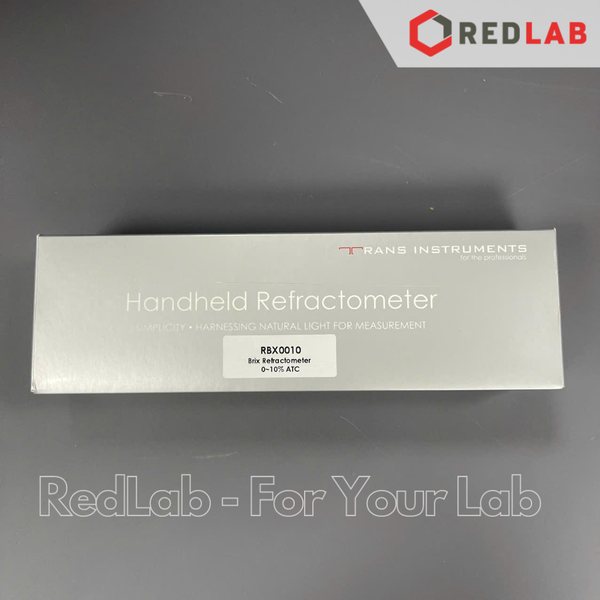 Khúc xạ kế đo độ ngọt 0-10% Brix TRANS Instruments - Singapore RBX0010 ATC, đo độ đường dung dịch, trái cây, có VAT