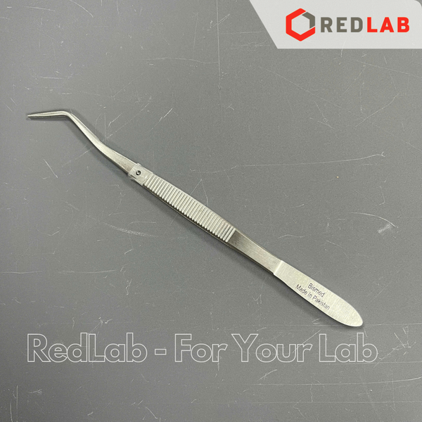 Nhíp nha / nhíp cong đầu nhọn Pakistan 16cm, dùng trong lab thí nghiệm, có VAT