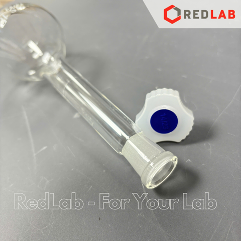 Bình định mức trắng nút nhựa GENLAB 5 10 20 25 50 100 200 250 500 1000 2000 ml, dùng định mức mẫu thí nghiệm, có VAT