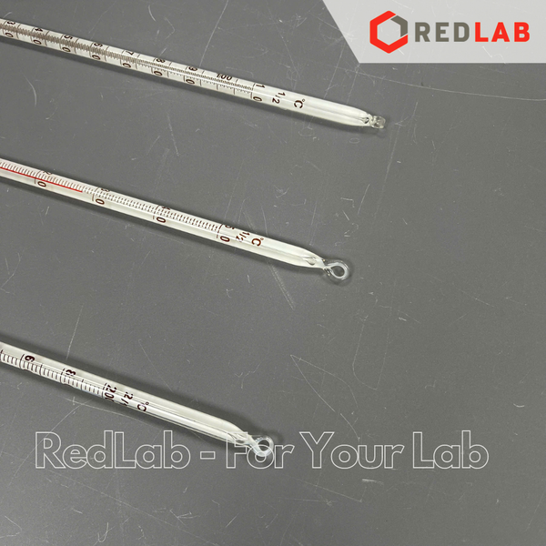 Nhiệt kế rượu ISOLAB -20 to 50°C | -20 to 110°C | -10 to 150°C | -10 to 200°C, dài 300mm, alcohol thermometer, có VAT