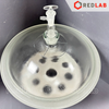 Bình hút ẩm trắng có vòi GENLAB 150 180 210 240 300 350 400 mm, dùng lưu trữ hoặc làm khô mẫu thí nghiệm, có VAT