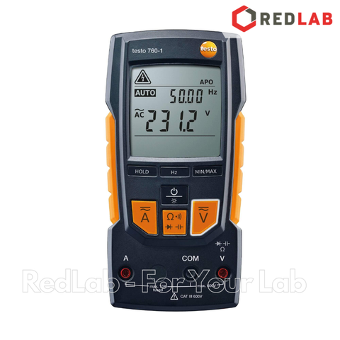 Vạn năng kế kỹ thuật số TESTO 760-1 (0590 7601) 0.1 đến 600 V, 0.1 mA đến 10 A, 0.1 đến 40.0 MOhm, chính hãng, có VAT