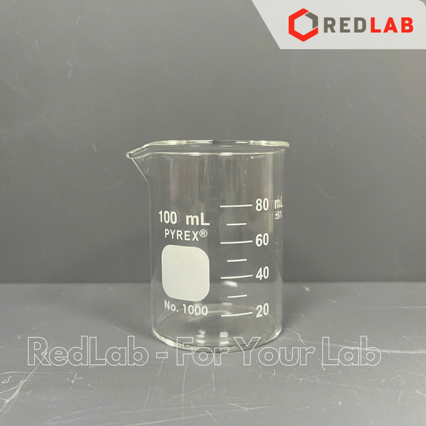 Cốc thấp thành PYREX Class A 10 20 30 50 100 150 250 400 600 ml 1L 2L 3L 4L Beaker ASTM thuỷ tinh Borosilicate, có VAT