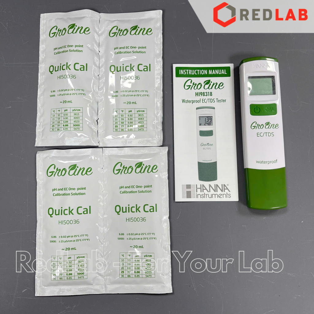 Bút Đo EC / TDS / Nhiệt Độ (ppm) Trong Thủy Canh GroLine Hanna HI98318, giá tốt, có VAT