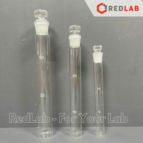 Ống so màu nessler ONELAB / GENLAB 10 25 50 ml, có nút nhám thủy tinh, chia 2 vạch, có VAT