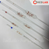 Pipet bầu 2 vạch BIOHALL Class AS  1 2 3 5 10 15 20 25 50 100 ml, chia vạch xanh / nâu, có VAT