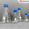 Bình tam giác nặp vặn xanh BIOHALL 50 100 150 250 500 1000 ML - GL25 GL45, chia vạch trắng, có VAT