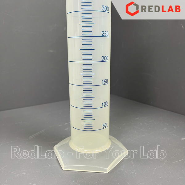 Ống đong nhựa PP in vạch xanh ONELAB 10 25 50 100 250 500 1000 2000 ml, đáy lục giác, chịu nhiệt, có VAT