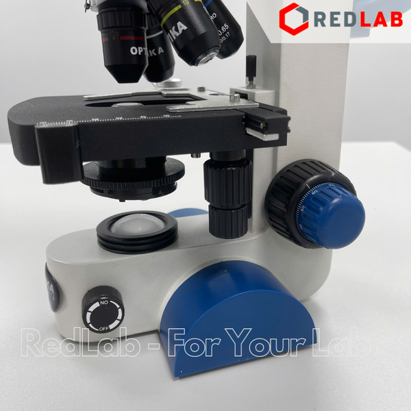 Kính hiển vi quang học 2 mắt hãng OPTIKA model B-69, Vật kính 4x 10x 40x 100x (dầu), LED 1W, có VAT
