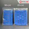 Giá đựng ống ly tâm 15ml / 50ml BIOLOGIX (giá đỡ ống falcon 25 / 50 vị trí) nhựa PP, có thể tháo lắp, có VAT