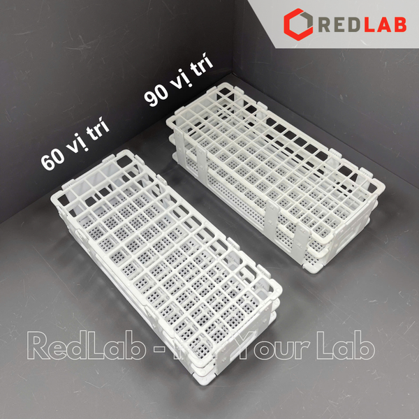 Giá đỡ ống nghiệm nhựa ONELAB nhiều vị trí đựng ống nghiệm, ống ly tâm Ø 13 16 20 25 30 mm, có VAT
