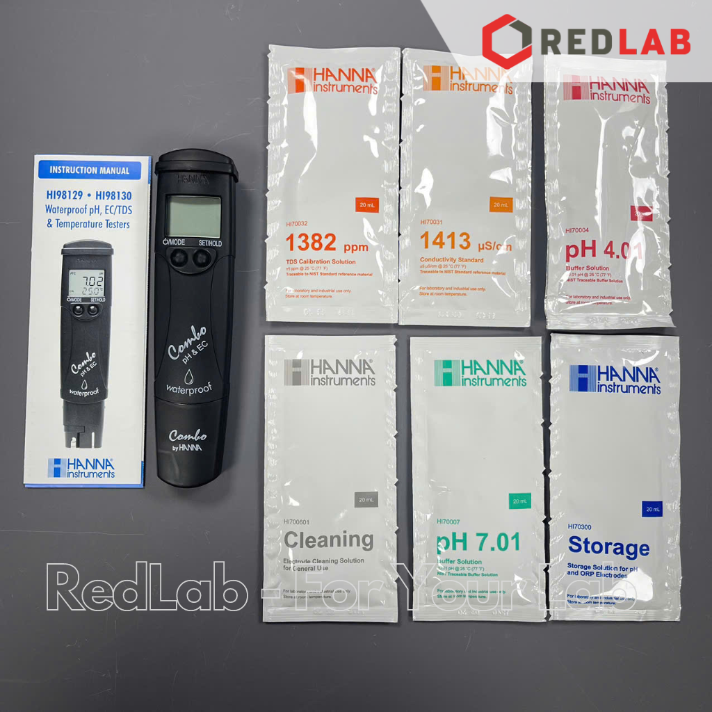 Bút đo pH / Độ dẫn / TDS / Nhiệt Độ (Thang Thấp) Hanna HI98129, giá tốt, có VAT