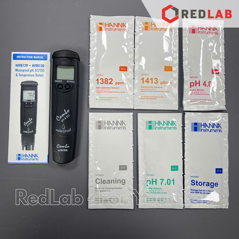 Bút đo pH / Độ dẫn / TDS / Nhiệt Độ (Thang Thấp) Hanna HI98129, giá tốt, có VAT