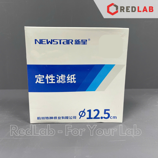 Giấy lọc định tính NewStar Ø 7 9 11 12.5 15 18 cm, loại 101 102 103, chảy nhanh / trung bình / chậm (hộp 100 tờ) có VAT