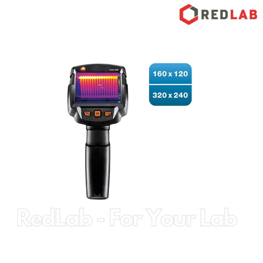 Máy ảnh nhiệt TESTO 865 (0560 8650) phân giải hồng ngoại 160 x 120 pixels, -20 đến +280 °C, chính hãng, có VAT
