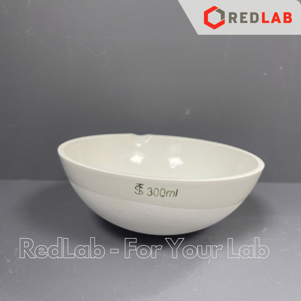 Bát sứ có mỏ ONELAB 60 75 100 125 150 200 250 300 ml, chịu nhiệt, dùng nung đốt mẫu thí nghiệm, có VAT
