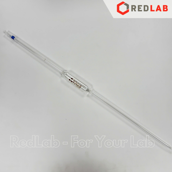 Pipet bầu 1 vạch DURAN Class AS 1 2 5 10 20 25 50 ml, ống hút thủy tinh chính xác thí nghiệm, có VAT