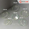 Đĩa petri thủy tinh soda-lime (STERIPLAN) DURAN Class A 60x15 80x15 90x15 100x15 100x20 120x20 150x25 180x30 mm, có VAT