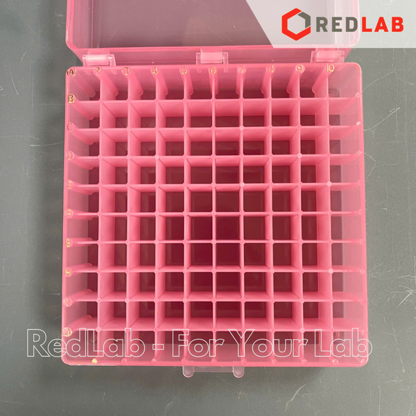 Hộp trữ lạnh 100 vị trí BIOLOGIX 90-9100 nhựa PP, chịu nhiệt -86°C đến hấp 121°C (La-Pha-Pack) có VAT