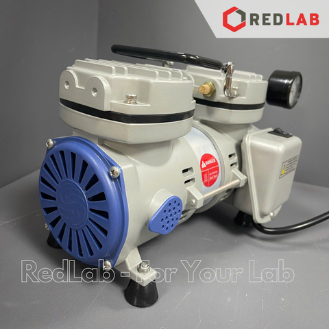 Bơm chân không - không dầu WIGGENS V400 (1167400), 34 lít/phút, 100mbar, cho thí nghiệm vi sinh... BH 12T, có VAT