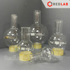 Bình cầu đáy tròn cổ trơn BIOHALL 50 100 250 500 ml 1L 2L 3L 5L 10L 20L, mark trắng, có VAT