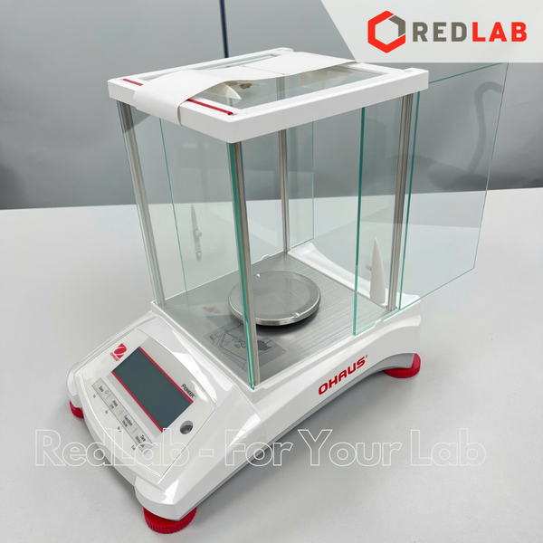 Cân phân tích điện tử 4 số lẻ hiện số 220g / 0.0001g OHAUS PX224 chuẩn Nội tự động, màn hình LCD, có VAT