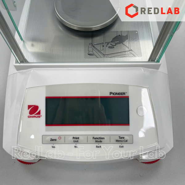 Cân phân tích điện tử 4 số lẻ hiện số 220g / 0.0001g OHAUS PX224 chuẩn Nội tự động, màn hình LCD, có VAT