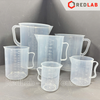 Ca nhựa Education có quai vạch nổi trắng ONELAB 100 250 500 1000 2000 3000 5000 ml, cốc đong thí nghiệm, có VAT