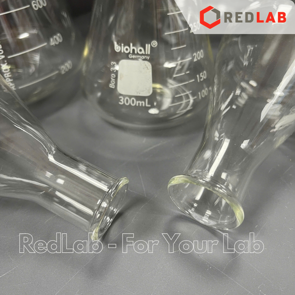 Bình tam giác miệng hẹp BIOHALL 125 150 250 300 500 1000 ml, bình nón - bình erlen MH, mark trắng, có VAT